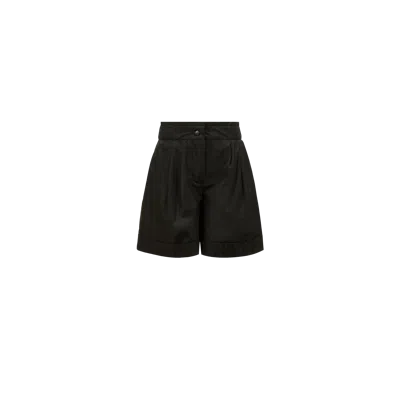 Moncler Kids' Pleated Shorts Black