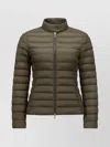 Moncler Short Quilted Down Jacket With High Collar