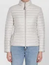 Moncler Short Quilted Down Jacket With High Collar