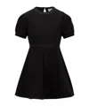 Moncler Short Sleeve Dress In Black