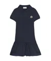 Moncler Short Sleeve Dress In Blue