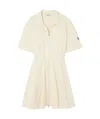 Moncler Short Sleeve Dress In Neutral