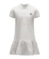 Moncler Short Sleeve Dress In White