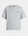 Moncler Logo-embossed Cotton T-shirt In Natural