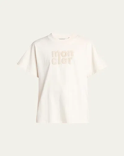 MONCLER SHORT-SLEEVE LOGO T-SHIRT