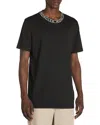 Moncler Short Sleeve Logo Tee In Black