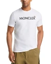Moncler T-shirt With Flocked Logo In White