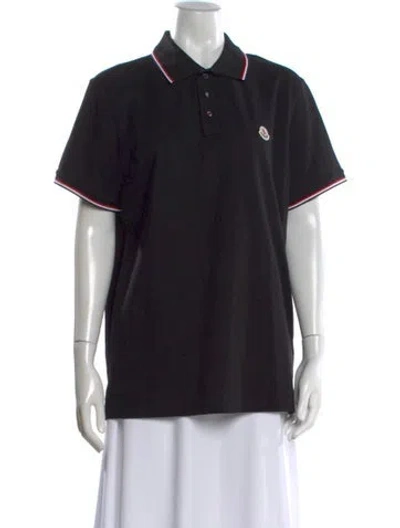 Pre-owned Moncler Short Sleeve Polo In Multi