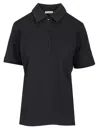 Moncler Short Sleeve Polo Polo Shirt Blue