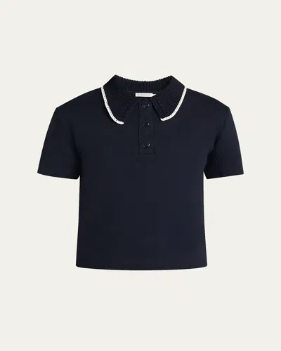 MONCLER SHORT-SLEEVE POLO SHIRT