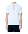 Moncler Short-sleeve Polo Shirt In White