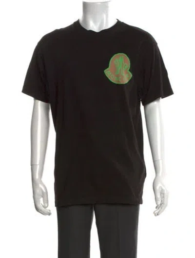 Pre-owned Moncler Short Sleeve Shirt In Black