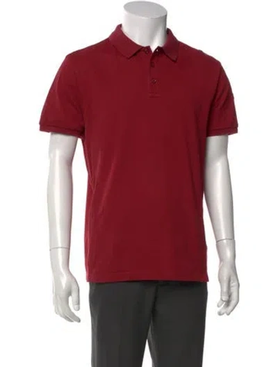 Pre-owned Moncler Short Sleeve Shirt In Red