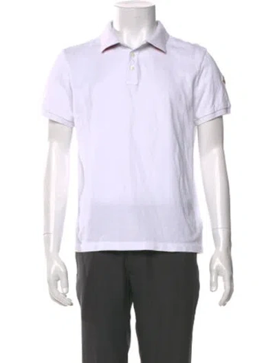 Pre-owned Moncler Short Sleeve Shirt In White