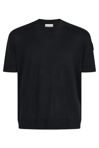MONCLER SHORT SLEEVE SWEATER