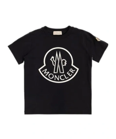 Moncler Short Sleeve T-shirt In Blue