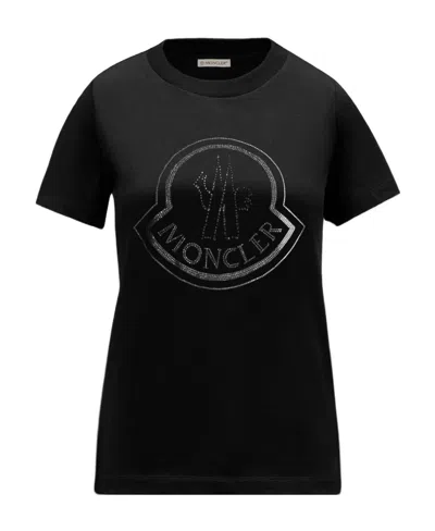 Moncler Short-sleeve T-shirt In Black