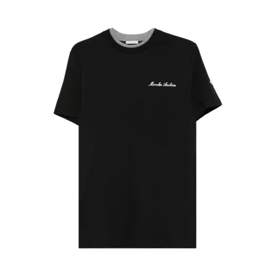 Pre-owned Moncler Short-sleeve T-shirt 'black' | Men's Size Xxl