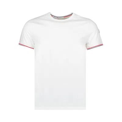 Pre-owned Moncler Short-sleeve T-shirt 'ivory' | White | Men's Size Xl
