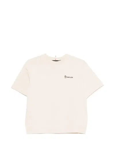 Moncler Short-sleeve T-shirt In Neutral