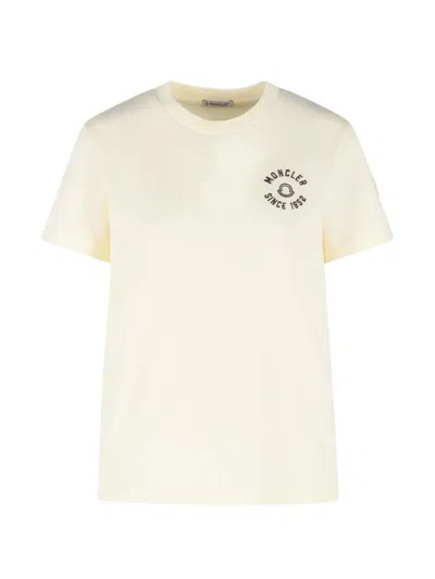 Moncler Short Sleeve T-shirt In White