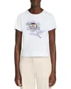 Moncler Short Sleeve Tee In White
