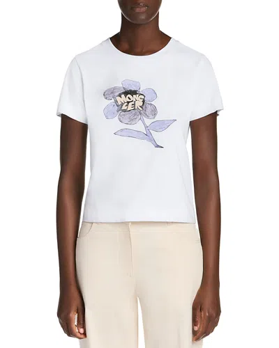 Moncler Short Sleeve Tee In White