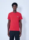Moncler Logo Cotton Jersey T-shirt In Red