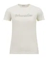 Moncler Short-sleeved Cotton T-shirt In White