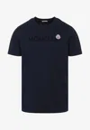 Moncler Men T-shirt With Flocked Cotton Logo