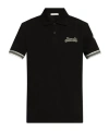 Moncler Black Archivio Ss Polo In Black