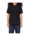 Moncler Short-sleeved Polo Shirt In Black