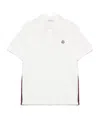 Moncler Short-sleeved Polo Shirt In White
