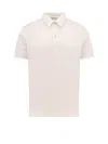 Moncler Short-sleeved Polo Shirt In White
