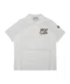 Moncler Short-sleeved Polo Shirt In White