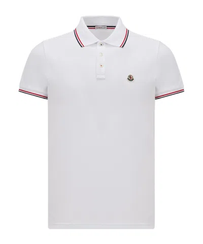 MONCLER MONCLER LOGO PATCH POLO SHIRT