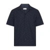 Moncler Short-sleeved Shirt In Blue