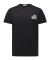 Moncler Double Logo Patch Cotton T-shirt Clothing