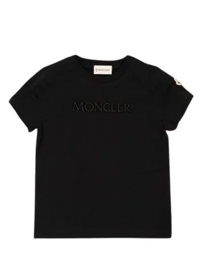 Moncler Short-sleeved T-shirt In Black