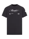 Moncler Short-sleeved T-shirt In Black