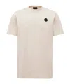 Moncler Logo-patch Short-sleeved T-shirt In Neutral