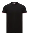 Moncler Short-sleeved T-shirt In Black