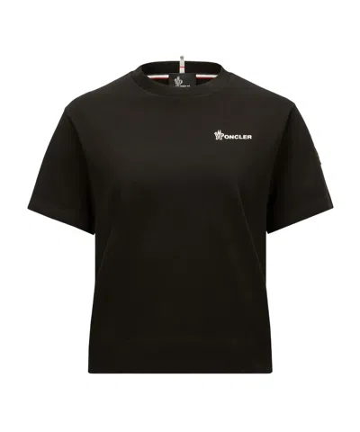 MONCLER EMBOSSED LOGO COTTON T-SHIRT