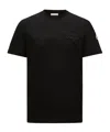 Moncler Short-sleeved T-shirt In Black