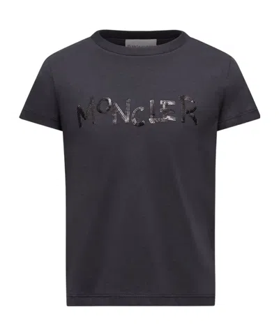 Moncler Short-sleeved T-shirt In Black