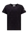Moncler Short-sleeved T-shirt In Black