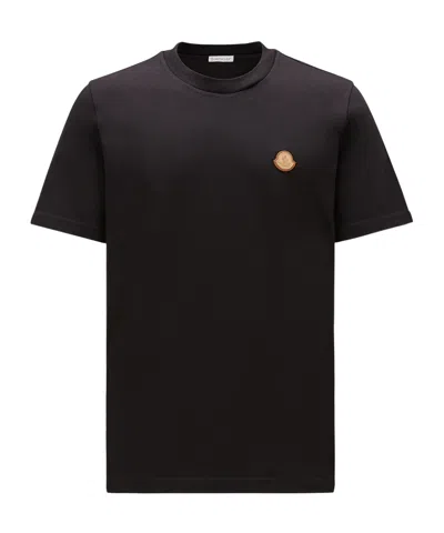 Moncler Short-sleeved T-shirt In Black
