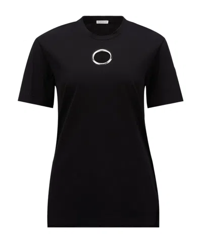 Moncler Short-sleeved T-shirt In Black