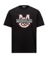 Moncler Short-sleeved T-shirt In Blue