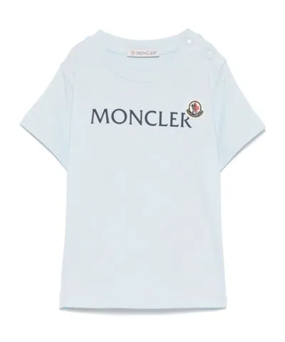 Moncler Short-sleeved T-shirt In Blue
